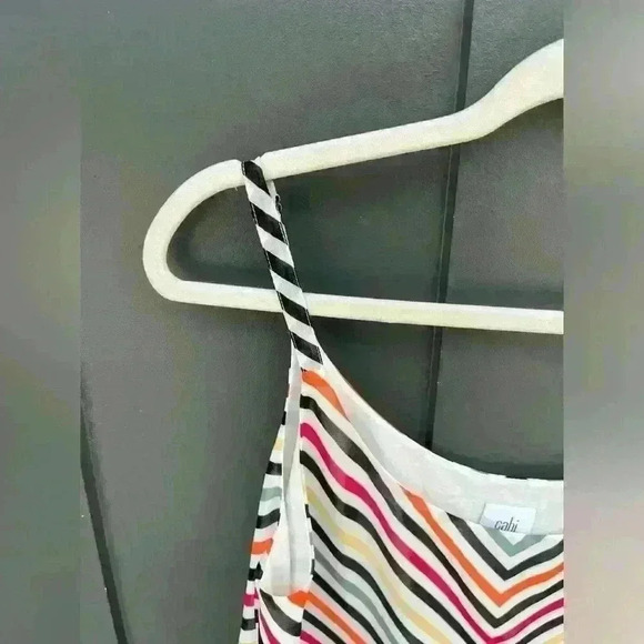 CABI #5042 Stripe Lined Tank Size Medium - Picture 5 of 9